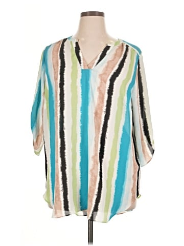 Worthington 3/4 Sleeve Blouse (view 1)