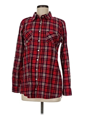 Active Long Sleeve Button-Down Shirt (view 1)