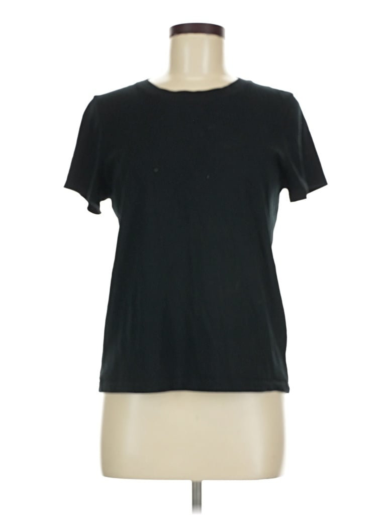 Pre-owned Madewell Short Sleeve T-shirt In Black