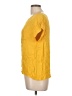 Final Touch 100% Rayon Yellow Short Sleeve T-Shirt Size L - photo 5
