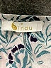 Bindu 100% Cotton Teal Short Sleeve Blouse Size M - photo 7