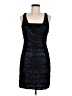 Express 100% Nylon Stars Black Cocktail Dress Size 8 - photo 1