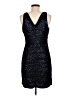 Express 100% Nylon Stars Black Cocktail Dress Size 8 - photo 2