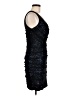 Express 100% Nylon Stars Black Cocktail Dress Size 8 - photo 4