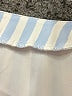 Unbranded 100% Polyester Stripes Blue Long Sleeve Blouse Size S - photo 7