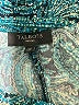Talbots 100% Rayon Paisley Teal Casual Pants Size Med Petite - photo 7