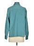 Laura Scott 100% Polyester Teal Long Sleeve Blouse Size S - photo 2
