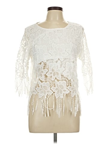 Bar III 3/4 Sleeve Blouse (view 1)