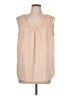 Talbots 100% Polyester Tan Sleeveless T-Shirt Size L - photo 1