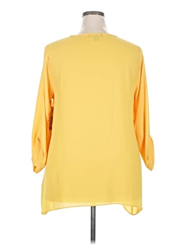 Karen Kane 3/4 Sleeve Blouse (view 2)