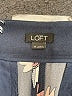 Ann Taylor LOFT 100% Polyester Floral Blue Casual Pants Size 12 - photo 7