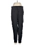 Caslon 100% Linen Solid Gray Black Linen Pants Size S - photo 1