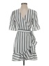 1.State Stripes Gray Cocktail Dress Size 4 - photo 1