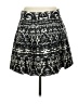 J.Crew 100% Polyester Print Black Casual Skirt Size 6 - photo 2