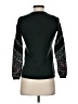 J.Crew 100% Wool Print Black Wool Pullover Sweater Size XS - photo 2