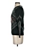 J.Crew 100% Wool Print Black Wool Pullover Sweater Size XS - photo 5