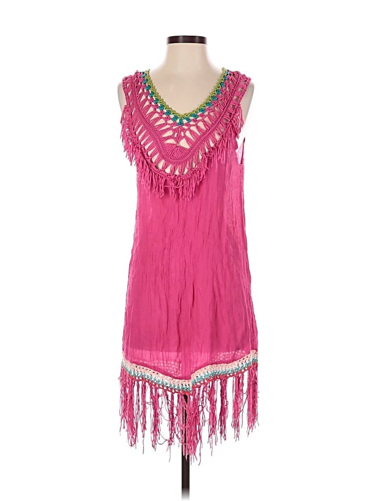 Pre-owned Assorted Brands Swimsuit Cover Up In Pink