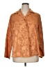 Diana Marco 100% Polyester Paisley Orange Long Sleeve Blouse Size 1X - photo 1