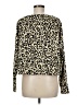 Rise by Lularoe Animal Print Gold Pullover Sweater Size M - photo 2