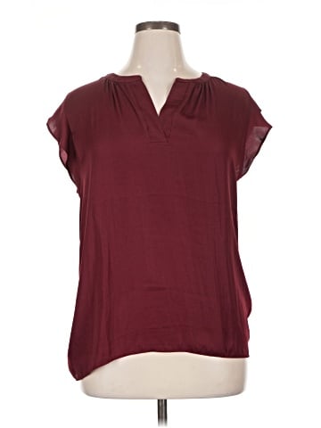 Ann Taylor LOFT Outlet Short Sleeve Blouse (view 1)