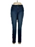 Gloria Vanderbilt Solid Blue Jeans Size 14 - photo 1