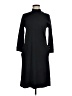 L.L.Bean Solid Black Casual Dress Size M - photo 1