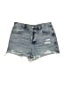 PacSun 100% Cotton Blue Denim Shorts Size 31 waist - photo 1