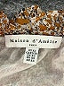 Maison d' Amelie 100% Polyester Animal Print Brown Sleeveless Blouse Size XS - photo 7