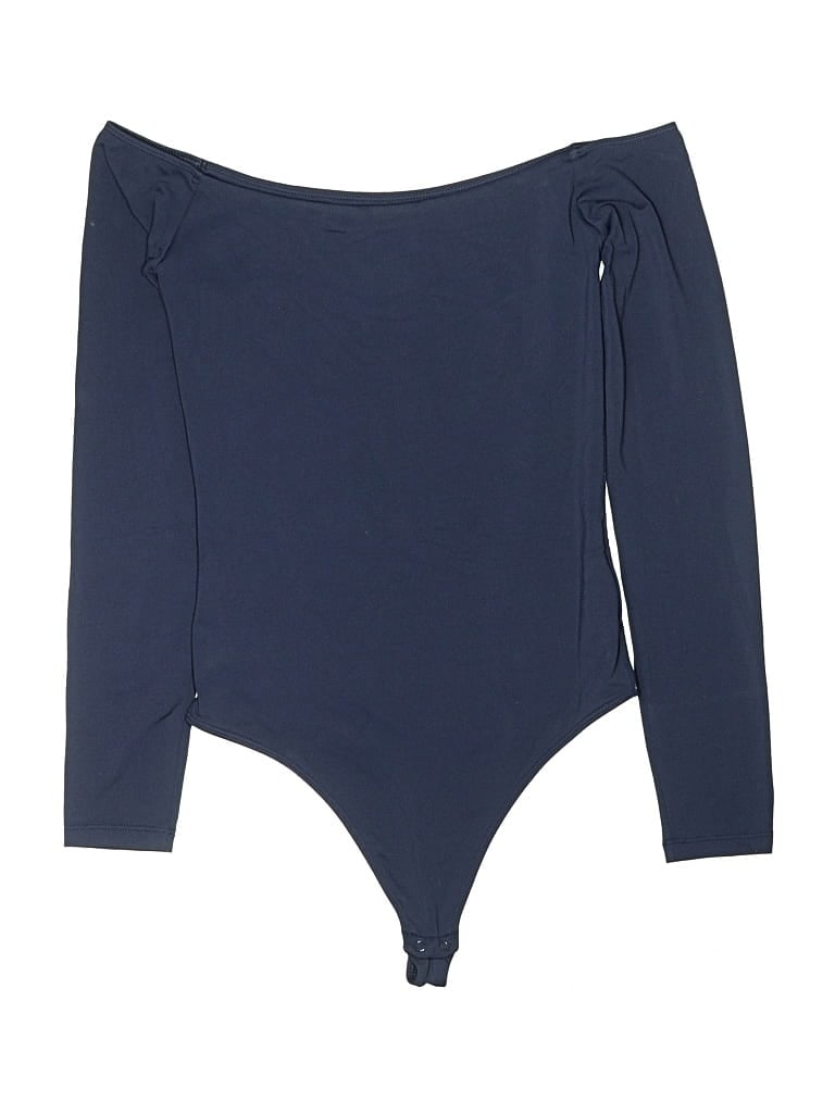 Pre-owned Babaton Bodysuit In Blue
