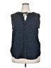 Ann Taylor LOFT Blue Sleeveless Blouse Size 18 - photo 1