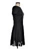 Love...ady Solid Black Cocktail Dress Size M - photo 4