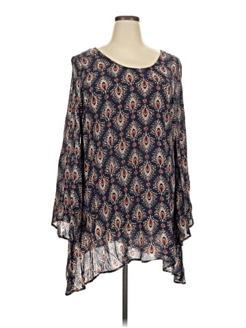Mossimo Supply Co. Long Sleeve Blouse (view 1)