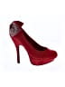 Just Fab Red Heels Size 6 1/2 - photo 1