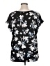 Worthington 100% Polyester Black Short Sleeve Blouse Size XL - photo 2