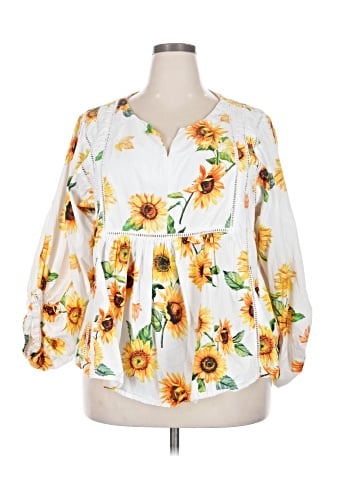 Wayward Fancies 3/4 Sleeve Blouse (view 1)