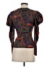 Veronica Beard Black Short Sleeve Silk Top Size 2 - photo 2