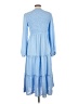 Zaful 100% Polyester Blue Casual Dress Size 10 - photo 2