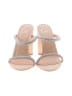 Delicious Pink Silver Sandals Size 6 1/2 - photo 2
