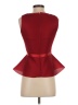 Maje 100% Polyester Red Sleeveless Top Size Sm (1) - photo 2