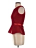 Maje 100% Polyester Red Sleeveless Top Size Sm (1) - photo 5
