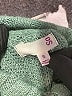 SO 100% Polyester Stripes Green Turtleneck Sweater Size S - photo 7