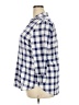 Van Heusen 100% Cotton Checkered-gingham Blue 3/4 Sleeve Button-Down Shirt Size XXL - photo 5