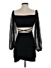 Shein Solid Black Cocktail Dress Size 2 - photo 2