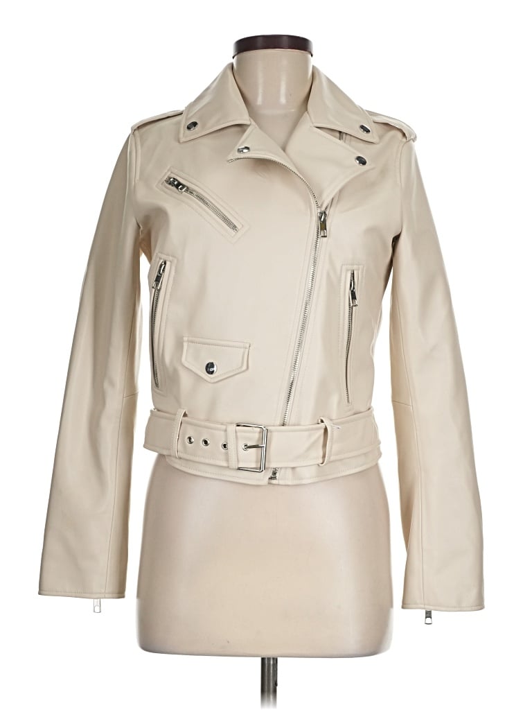 Pre-owned Zara Trenchcoat In Ivory