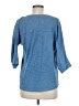 Splendid Blue 3/4 Sleeve T-Shirt Size M - photo 2