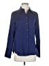 Mango 100% Polyester Blue Long Sleeve Blouse Size S - photo 1