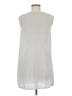 J.Jill 100% Linen Silver Sleeveless Top Size M - photo 2