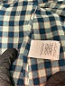 Toad & Co Checkered-gingham Teal Long Sleeve Blouse Size M - photo 5