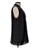 CAbi 100% Polyester Black Sleeveless Blouse Size L - photo 4