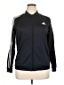 Adidas 100% Polyester Black Track Jacket Size XL - photo 1